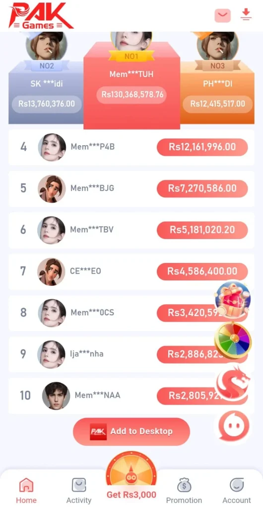 PAK Games Download APK (Earning App)m in Pakistan for Android 5 pak-games-2