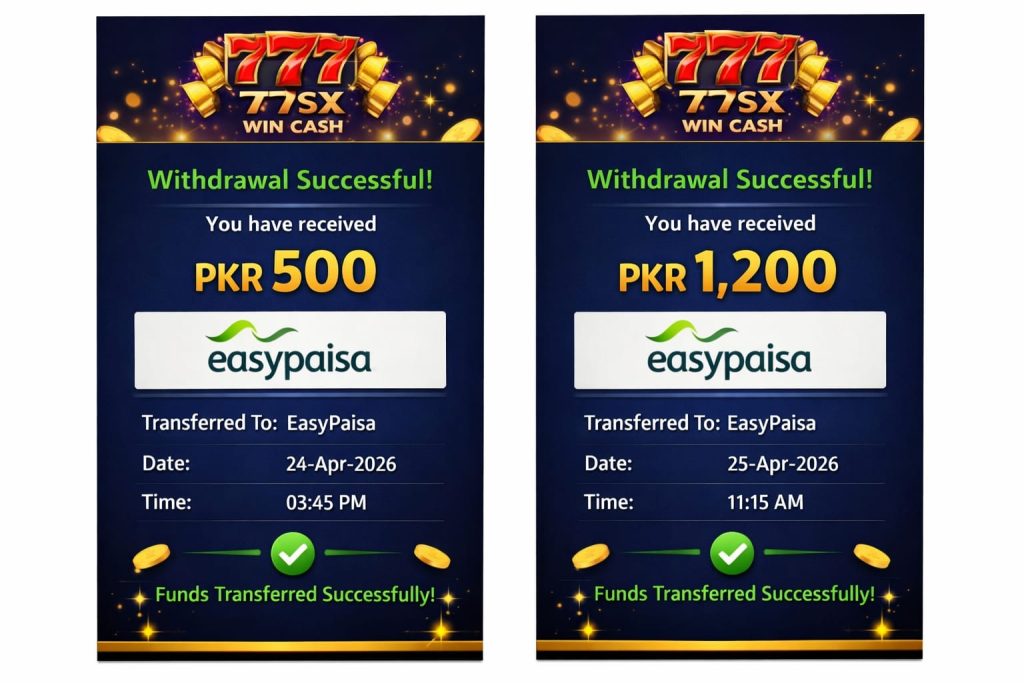 Best Earning Games Pakistan 2026 | 777SX APK Download & Real Money Guide 7 777sx game