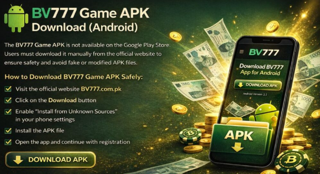 Best Mobile Earning App in Pakistan 2026 | BV777 Game APK Download & Guide 7 Capture 4 7