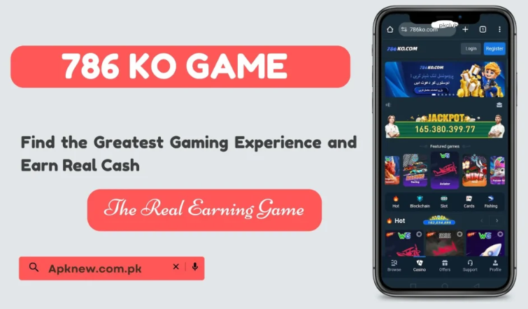Pakistan's Best Real Reward Gaming App 2026 | 786KO Game APK Download 3 786KO